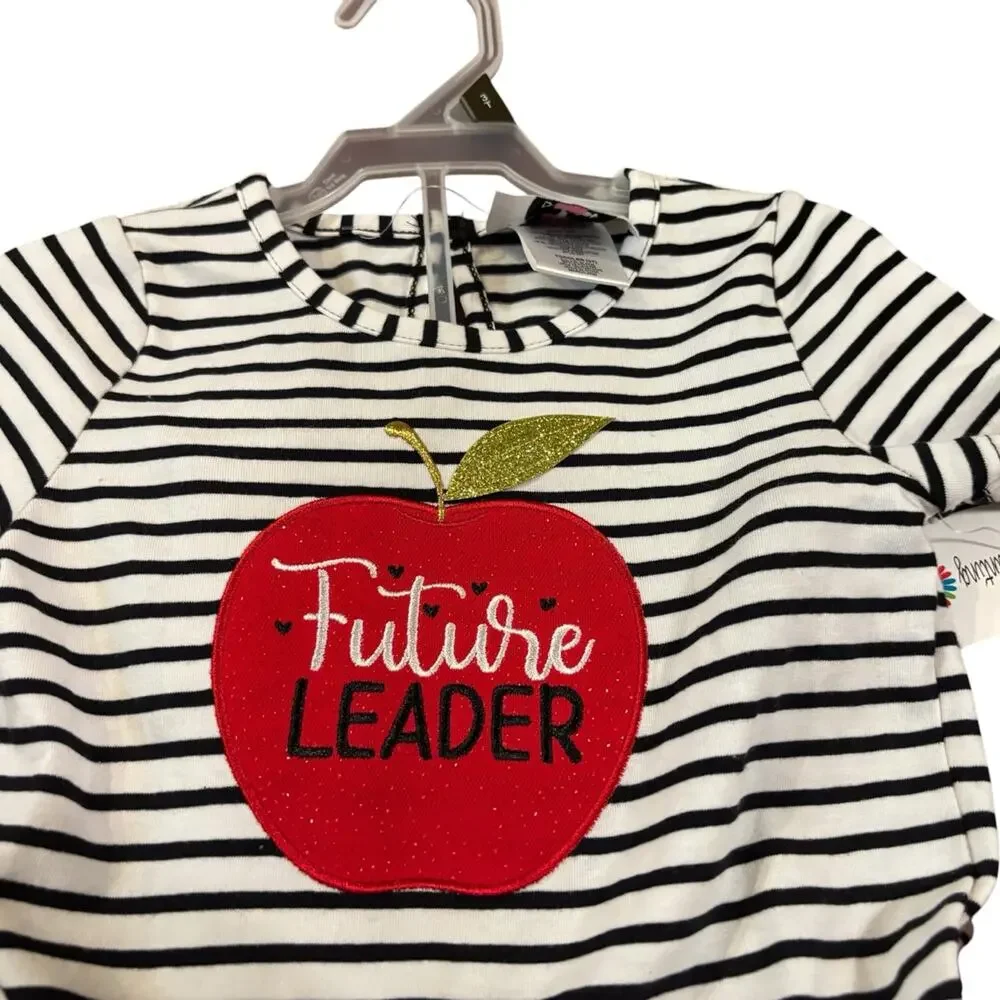 NWT Counting Daisies Size 3T “Future Leader” Dress and pants set
